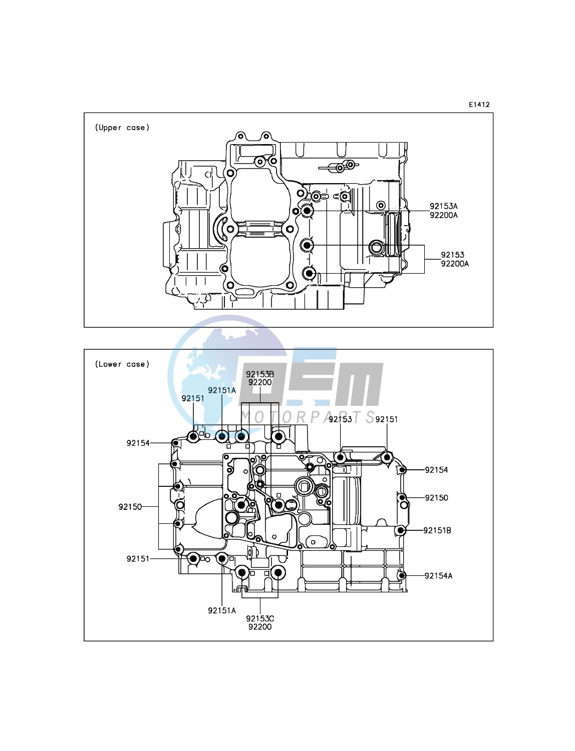 Crankcase Bolt Pattern