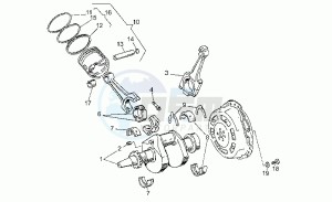 V 75 750 PA Nuovo Tipo PA Nuovo Tipo drawing Drive shaft