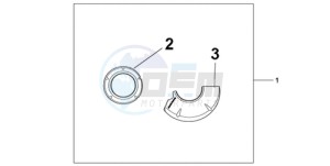 CBR1000RA9 Europe Direct - (ED / ABS TRI) drawing CARBON CRANKCASE COVER SET