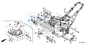 CRF1000AG CRF1000 - Africa Twin - ABS Europe Direct - (ED) drawing FRAME BODY