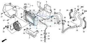 PES150 125 drawing RADIATOR