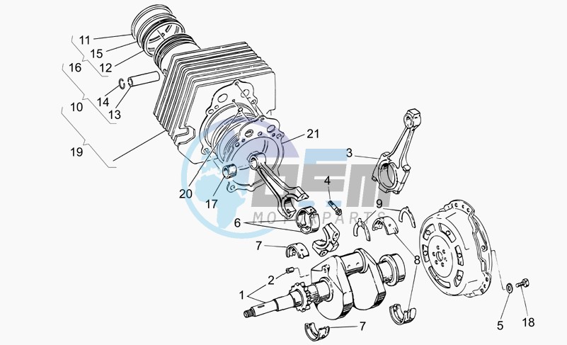 Crankshaft cpl.