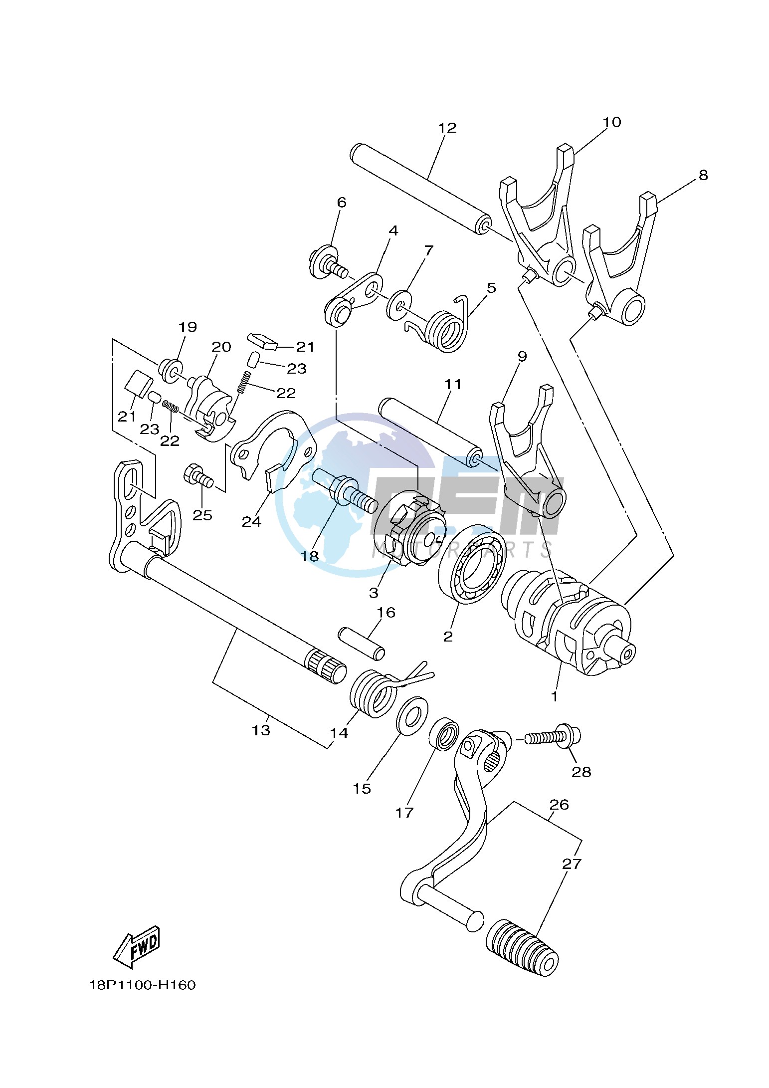 SHIFT CAM & FORK