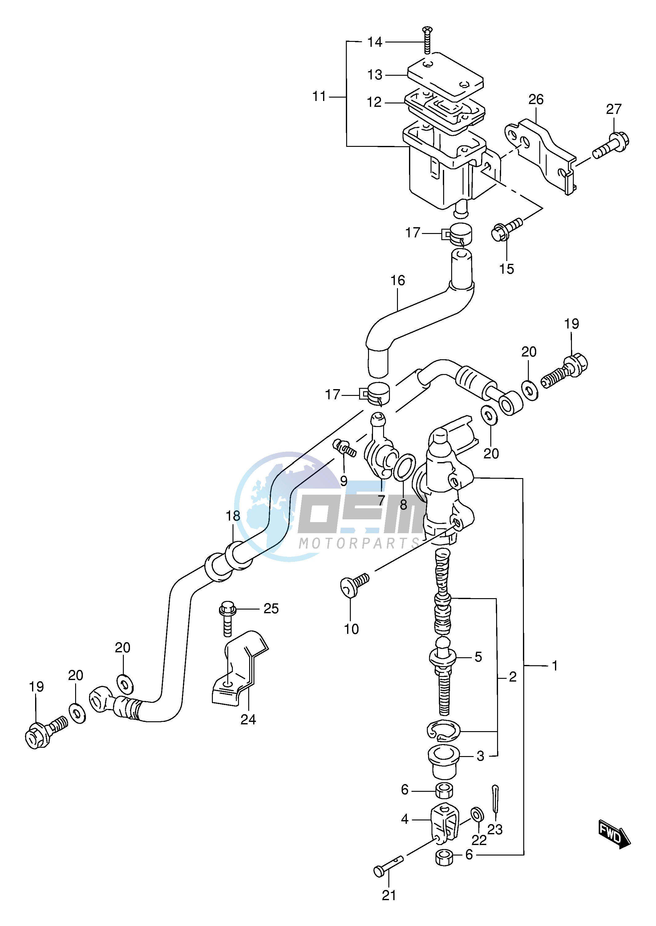 REAR MASTER CYLINDER