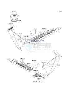 AN 112 D (D6F-D7F) D7F drawing DECALS-- RED- --- D7F- -