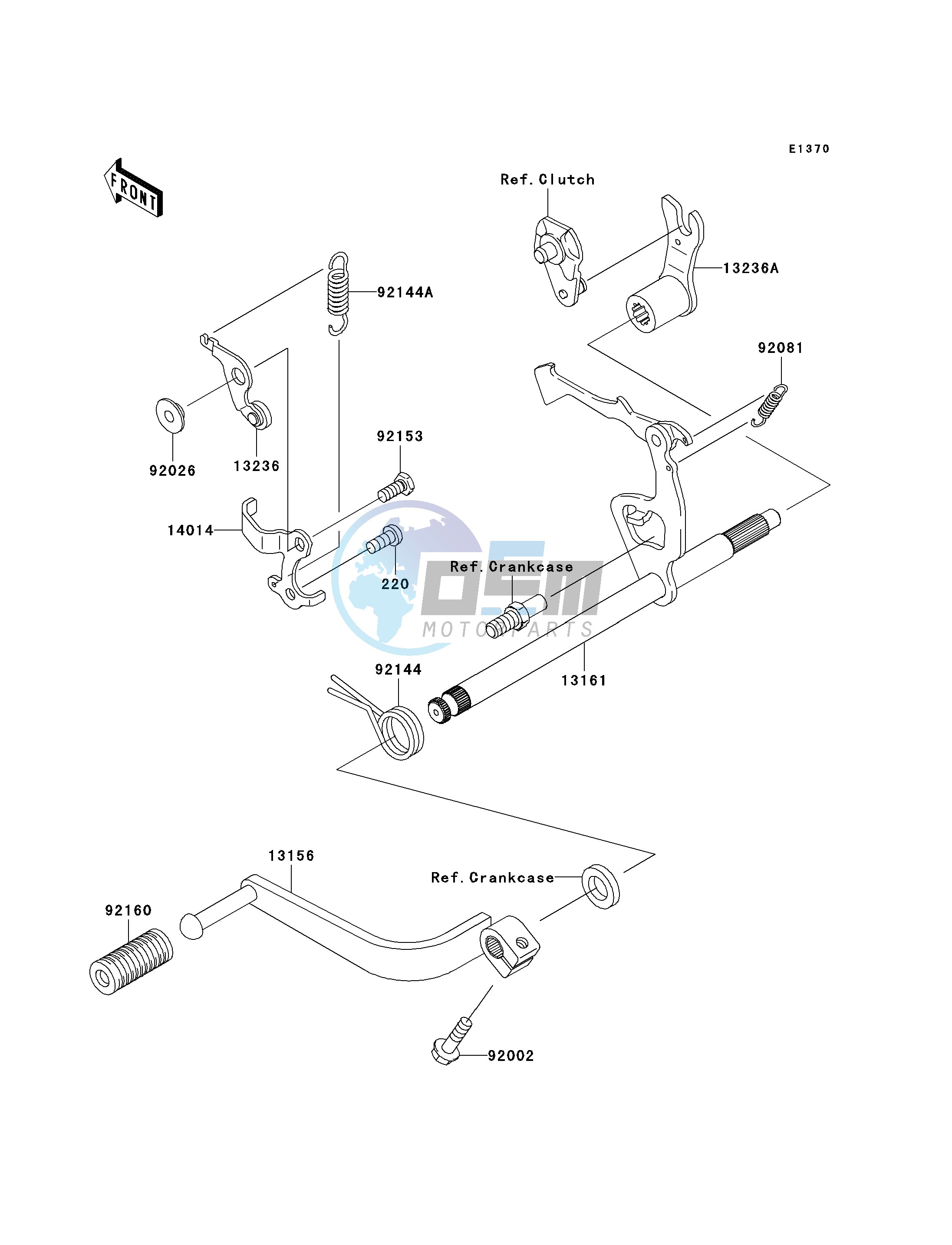 GEAR CHANGE MECHANISM