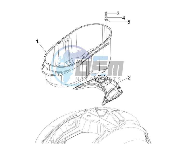 Helmet housing - Undersaddle