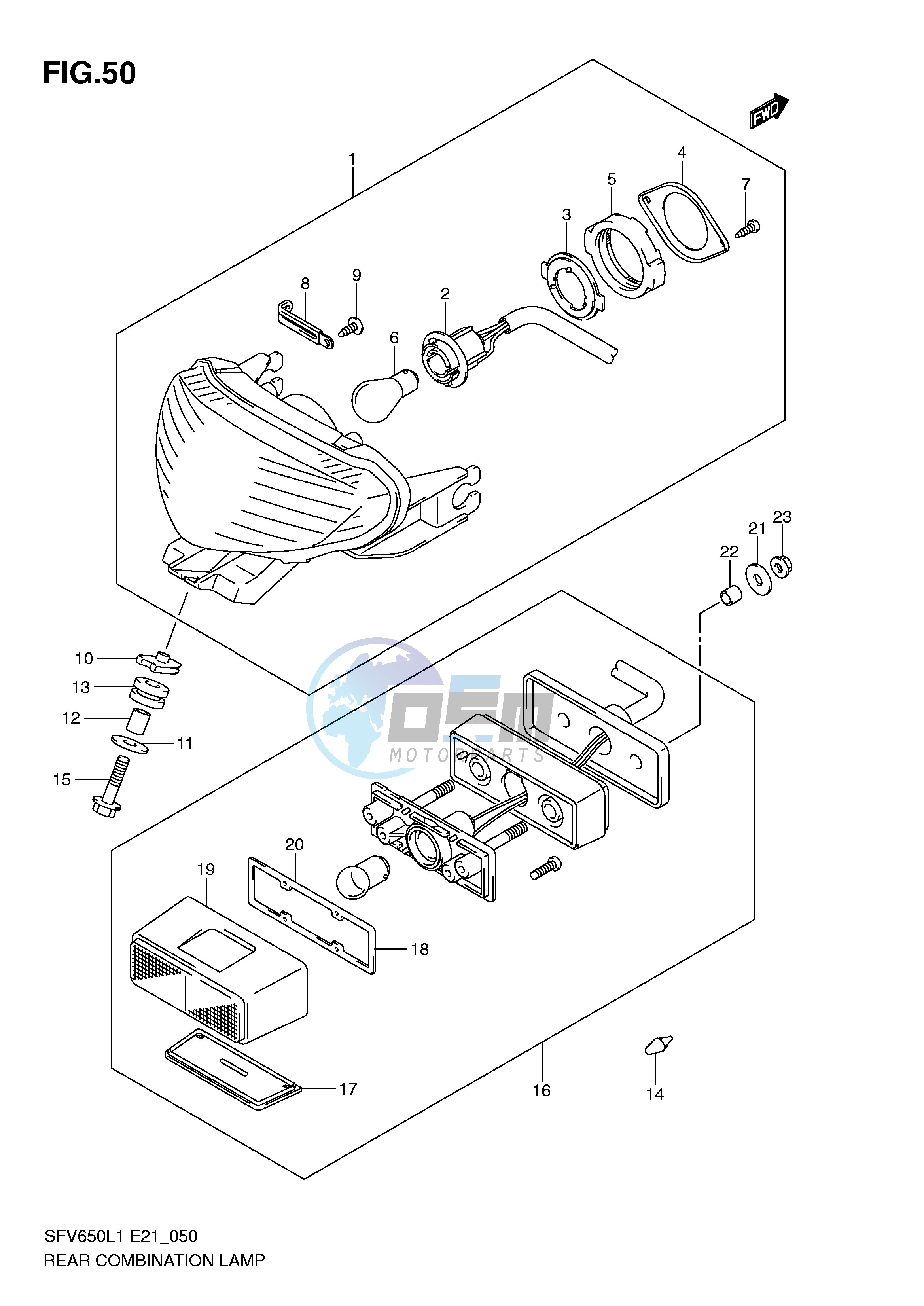 REAR COMBINATION LAMP