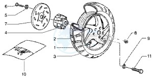 Runner 50 SP drawing Rear Wheel