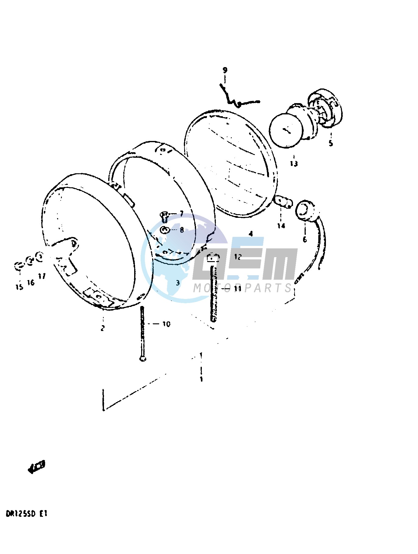 HEADLAMP (E2, E15, E17, E18, E22, E25, E26)