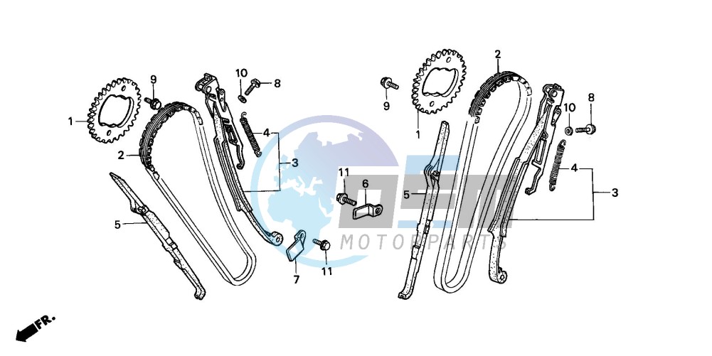 CAM CHAIN/TENSIONER