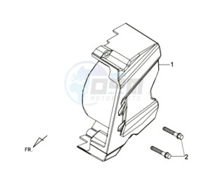 WOLF 125 EFI drawing COVER LEFT