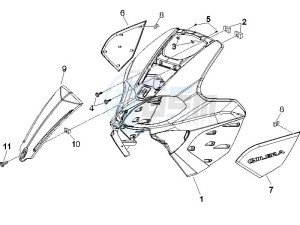 Runner 50 SP drawing Front shield