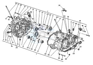 CANYON 500 drawing CRANKCASES