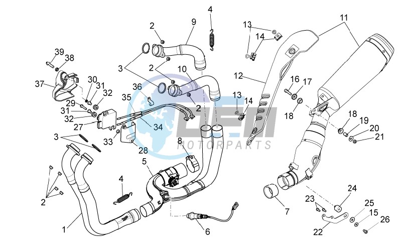 Exhaust pipe I