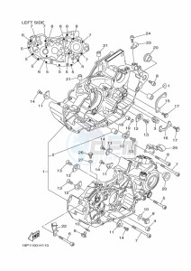 YFZ450R YFZ45YSSK (BW2L) drawing CRANKCASE