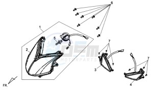 JET 4 50cc drawing HEADLAMP CPL