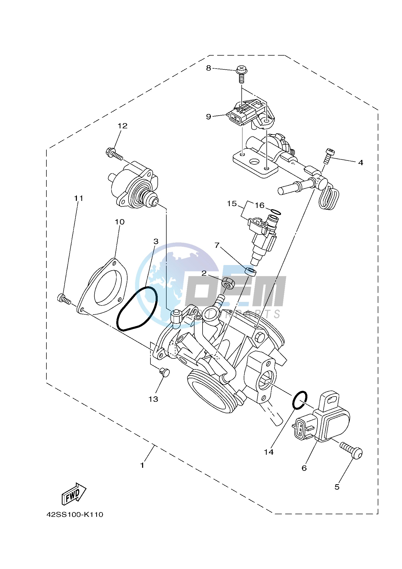 THROTTLE BODY ASSY 1