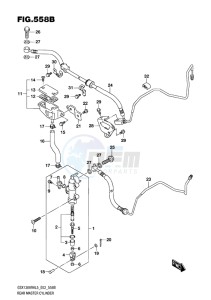 GSX-1300R ABS HAYABUSA EU drawing REAR MASTER CYLINDER