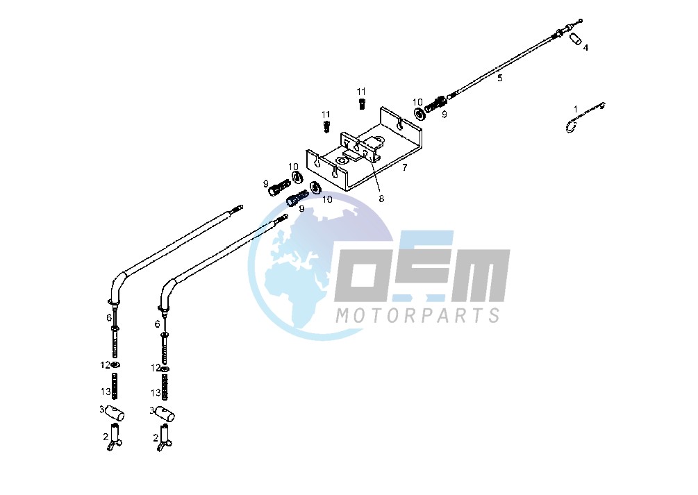 CABLE, FRONT BRAKE