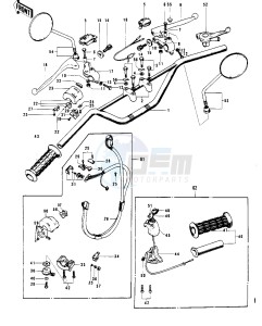 G4 TR (D-E) 100 drawing HANDLEBAR G4TR-C 1_2 -- 70-73- -