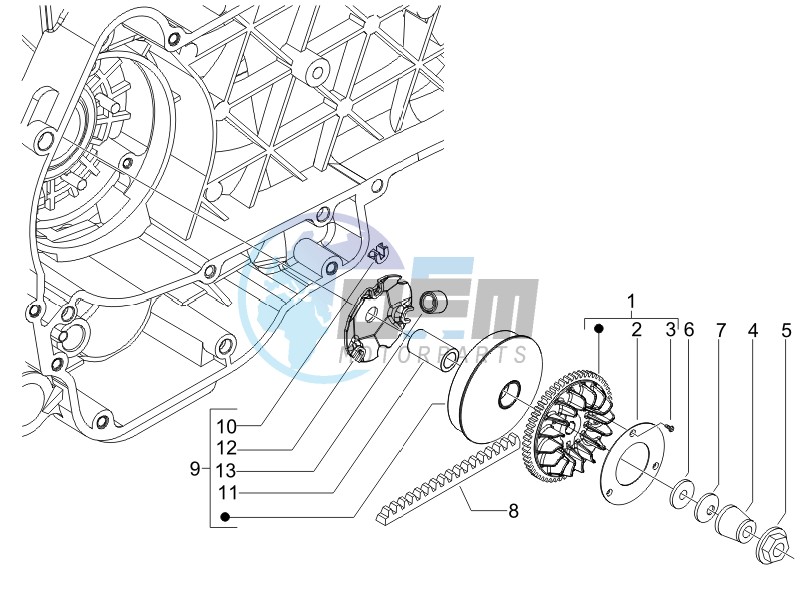 Driving pulley