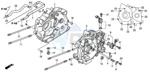 ANF125 drawing CRANKCASE