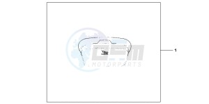 NC700XAC drawing 45L TOP BOX INNERBAG