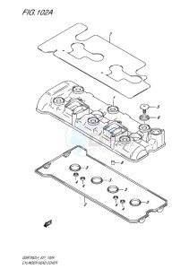 GSR750Z EU drawing CYLINDER HEAD COVER