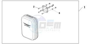 GL1800 drawing FAIRING POUCH