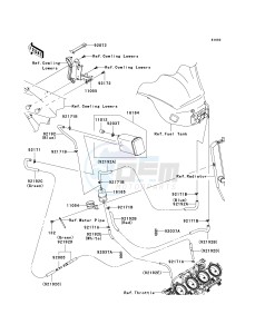 ZX 1000 E [NINJA ZX-10R] (E8F-E9FA) 0E8F drawing FUEL EVAPORATIVE SYSTEM-- CA- -