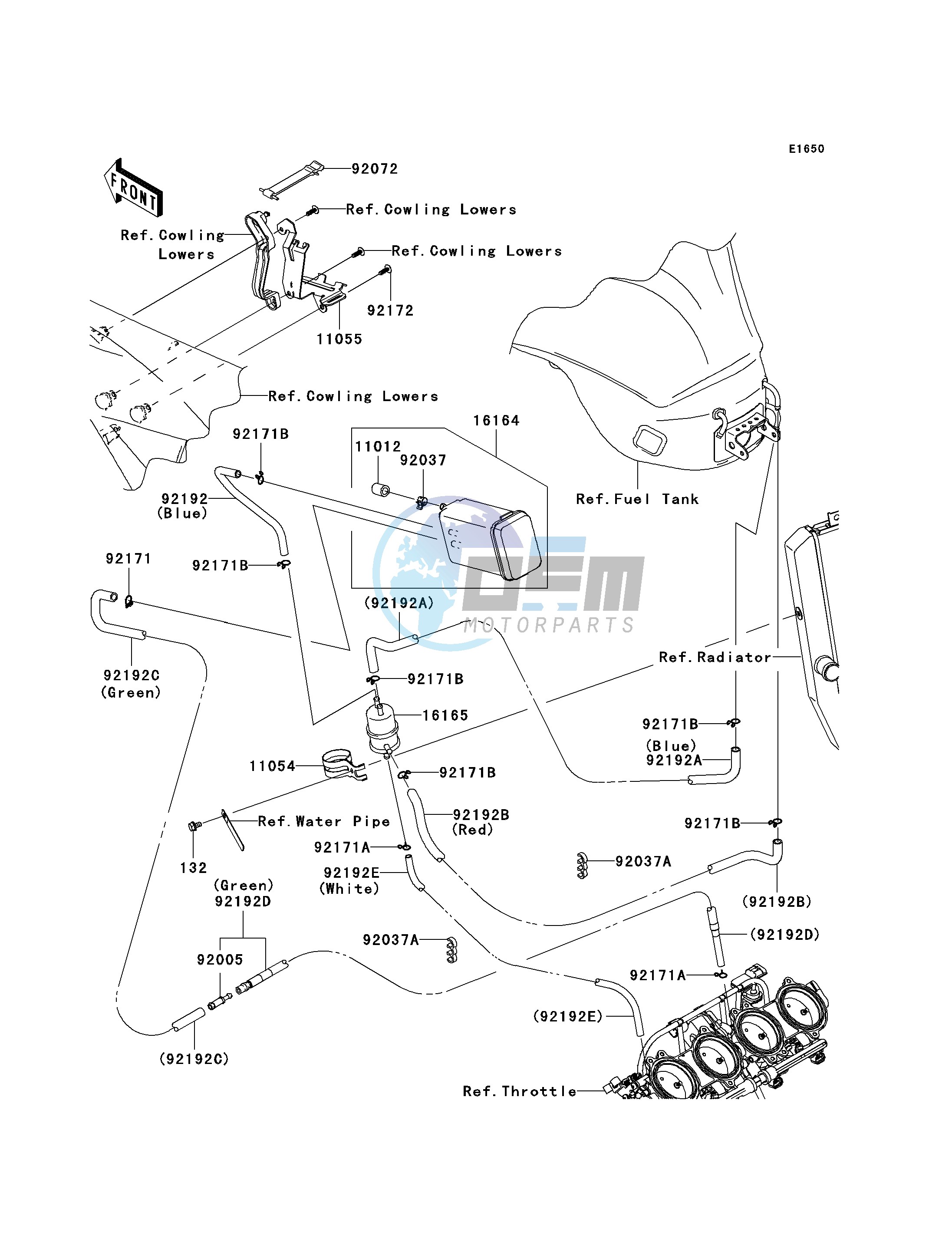 FUEL EVAPORATIVE SYSTEM-- CA- -