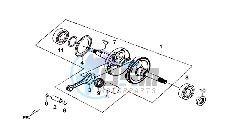 CRANKSHAFT  / PISTON / PISTON RING