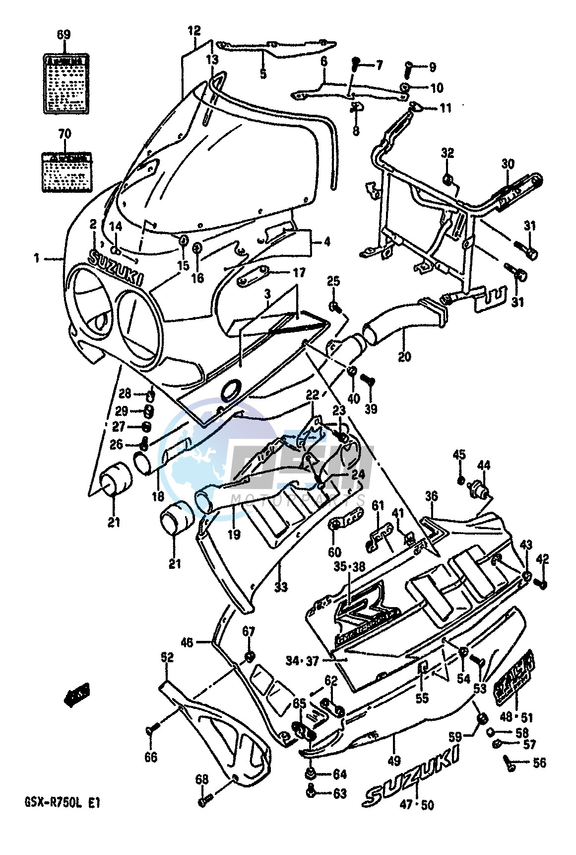 COWLING (MODEL L 3SL,3RZ)