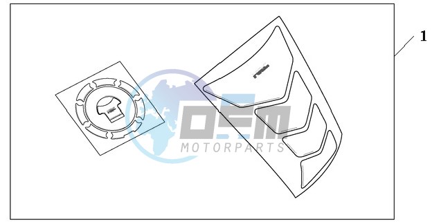 TANKPAD / FUEL LID COVER