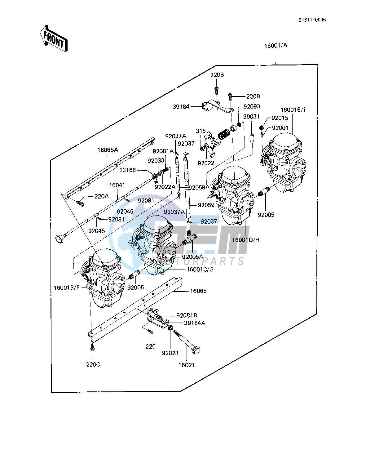 CARBURETOR ASSY -- KZ1100-A1_A2- -