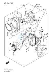 RMX450 drawing AIR CLEANER