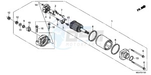 CBR600FC drawing STARTING MOTOR