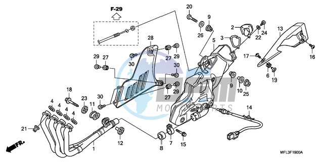 EXHAUST MUFFLER