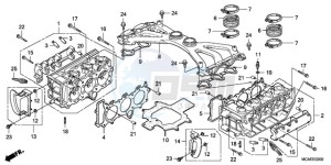 GL18009 Australia - (U) drawing CYLINDER HEAD