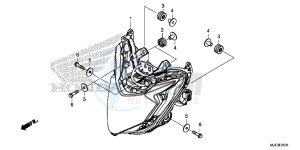 CBR650FAH 2ED - (2ED) drawing HEADLIGHT (2)