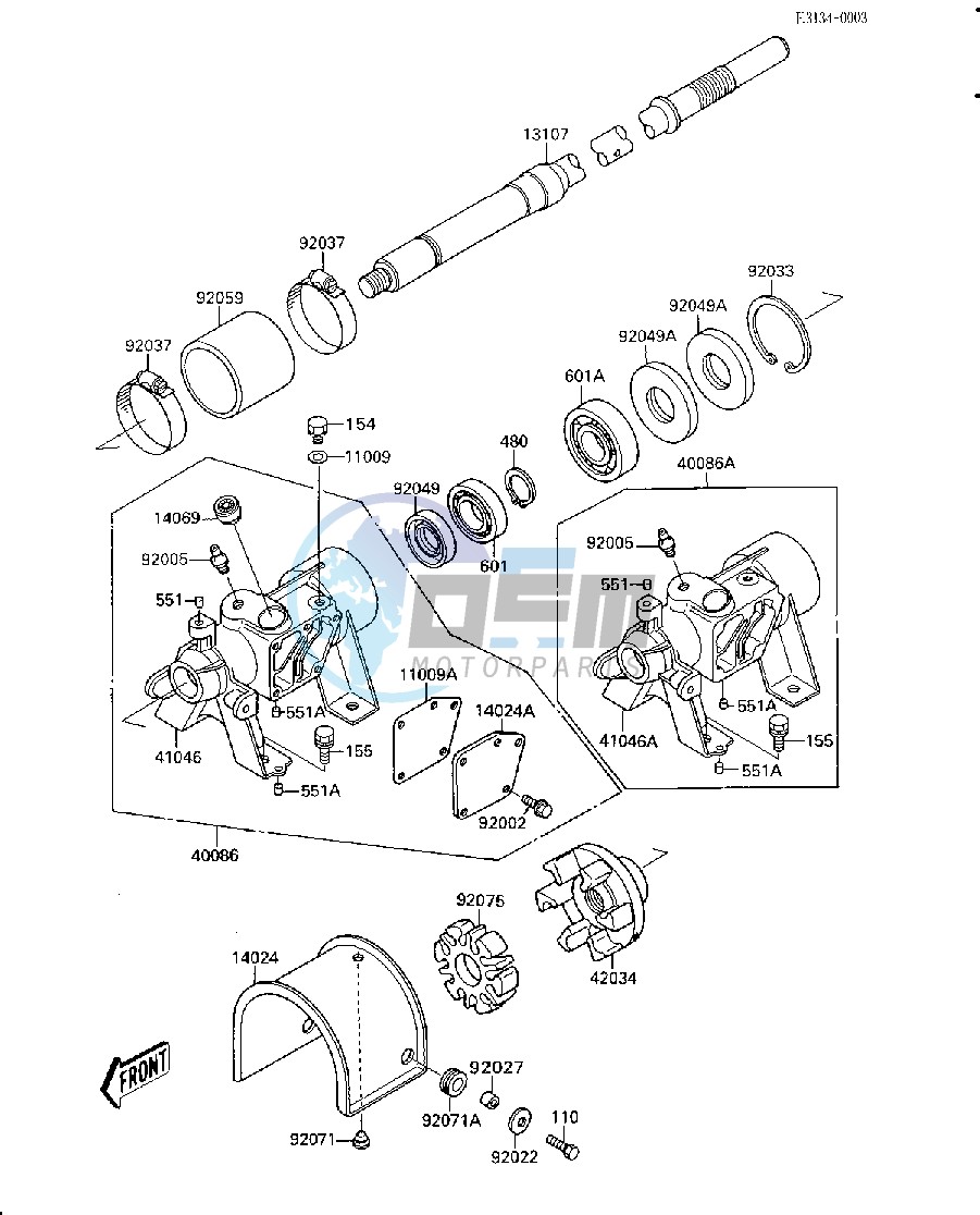 DRIVE SHAFT-- JS300-A1- -