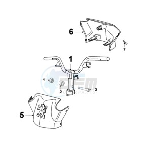 LUDIX 10 RVA ONE drawing HANDLEBAR