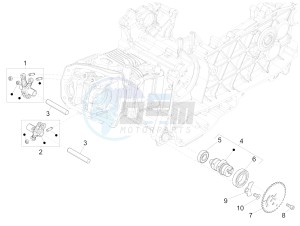 Sprint iGET 125 4T 3V ABS (EMEA) drawing Rocking levers support unit