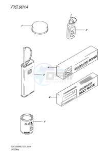 GSF-1250S ABS BANDIT EU drawing OPTIONAL