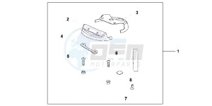 FJS600AB SilverWing ED drawing HNDL CENTER COVER