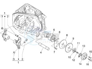 S 150 4T Vietnam drawing Rocking levers support unit