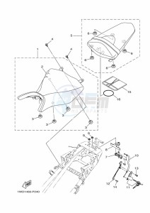 MT-03 MTN320-A (B6WB) drawing SEAT