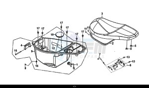 JET 4 50cc (AD05W8-EU) (E4) (L8) drawing SEAT REAR GRIP