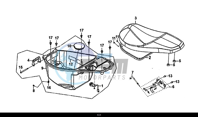 SEAT REAR GRIP